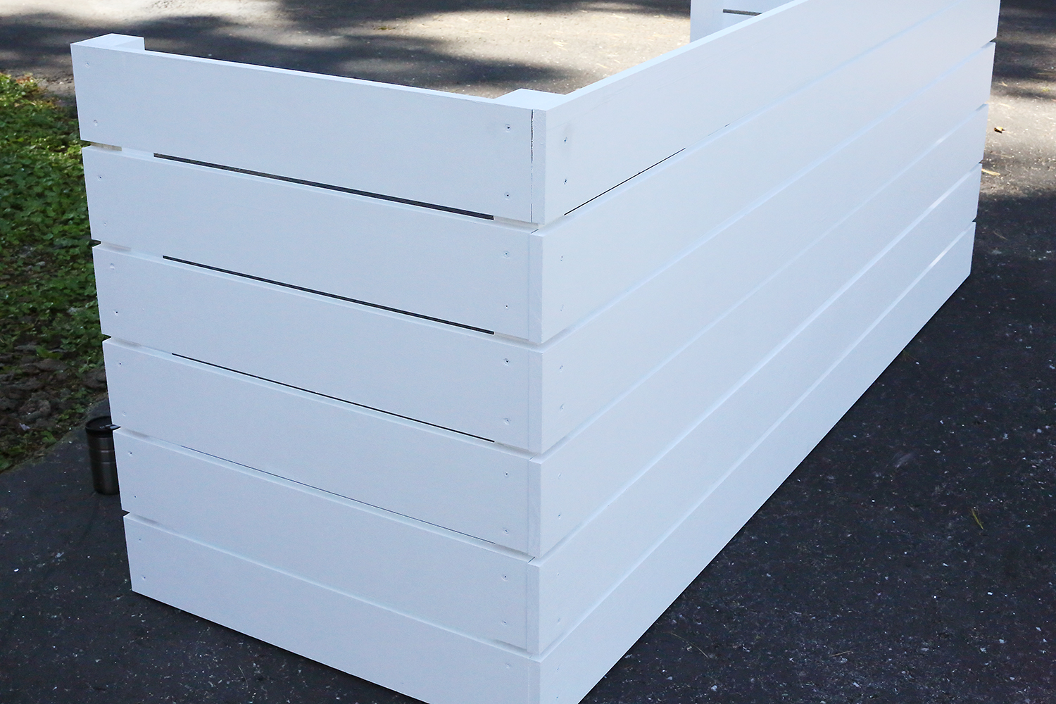 Try This: A modern solution for hiding your trash can! - A Beautiful Mess