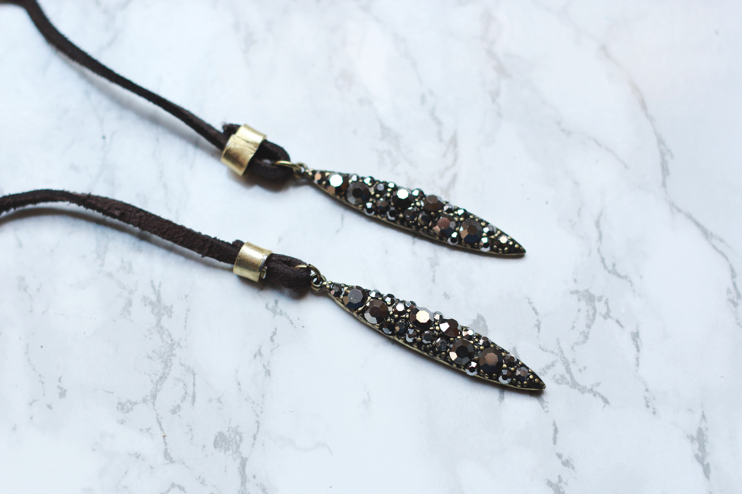 Easy Leather Choker DIY A Beautiful Mess