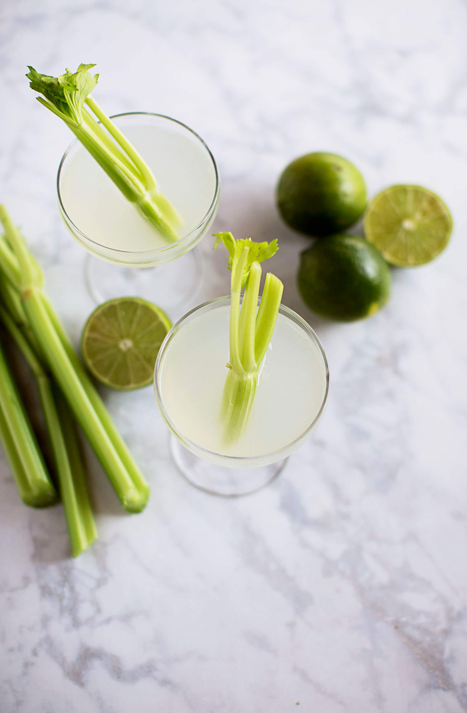 Celery and Lime Gimlet A Beautiful Mess