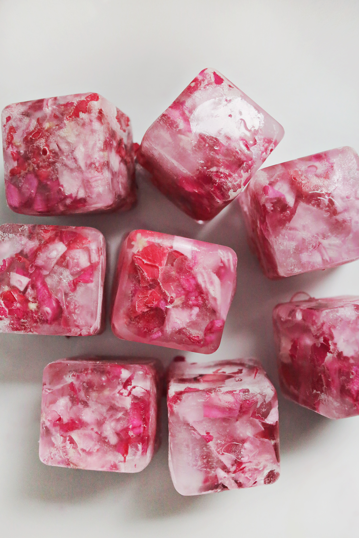 How to Make Floral Ice Cubes A Beautiful Mess