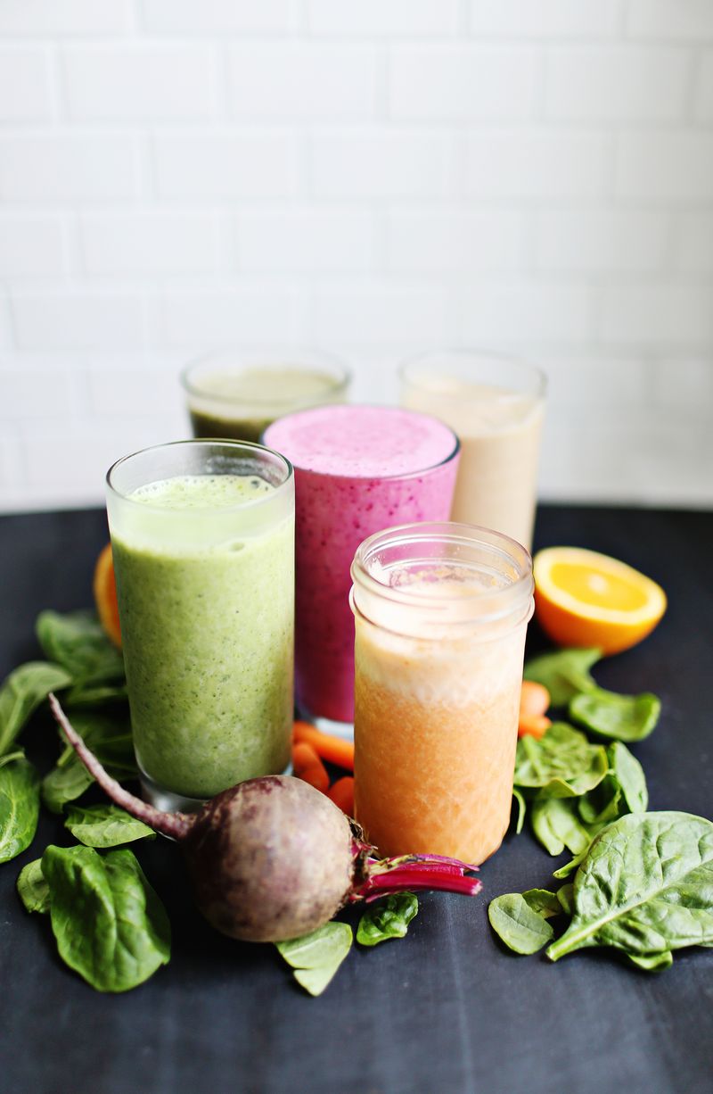 5 VeggieBased Breakfast Smoothies A Beautiful Mess
