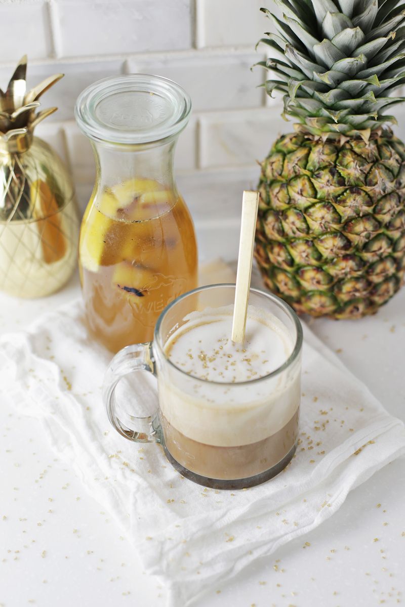 Grilled Pineapple Latte A Beautiful Mess