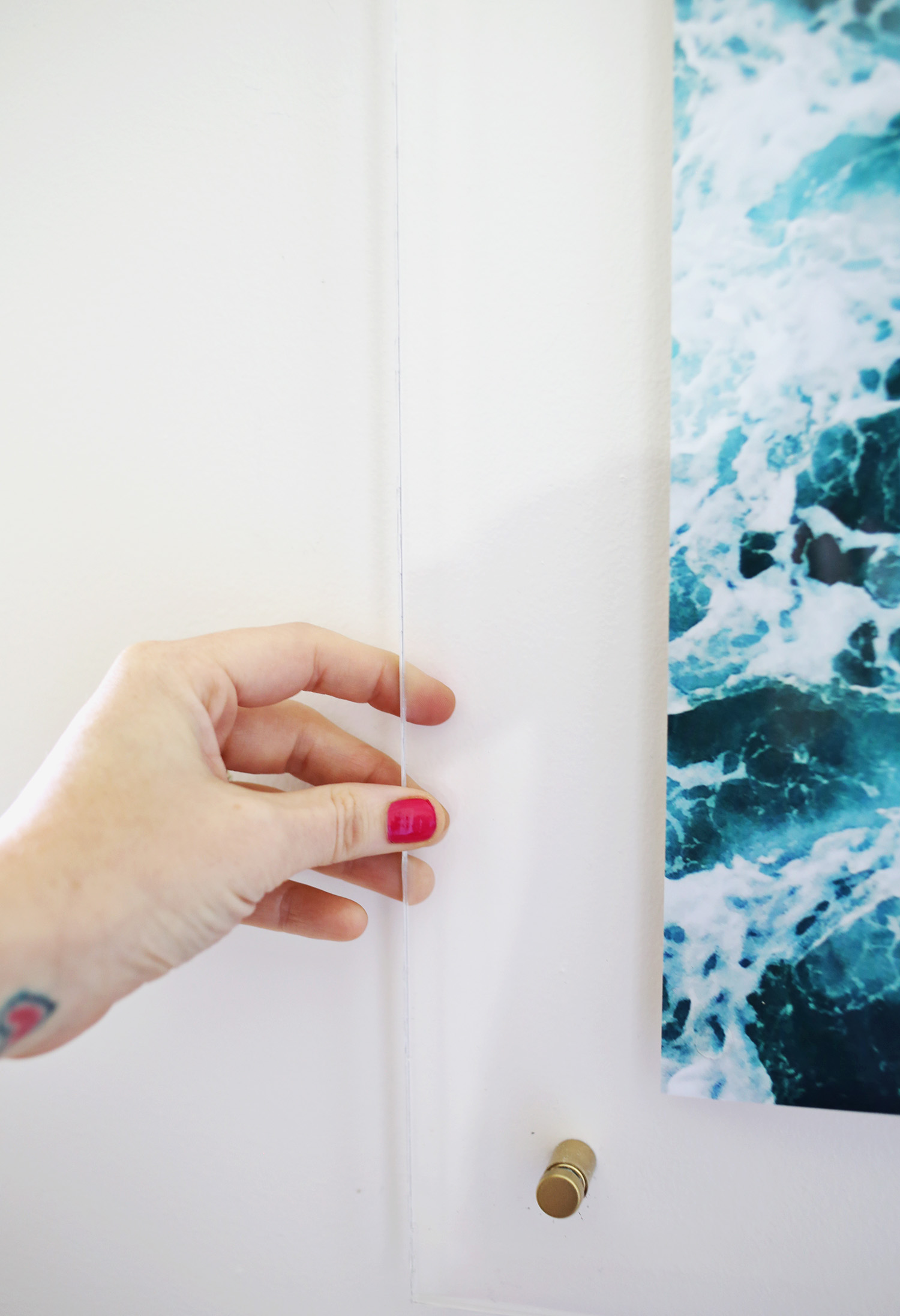 Floating Acrylic Frame DIY A Beautiful Mess