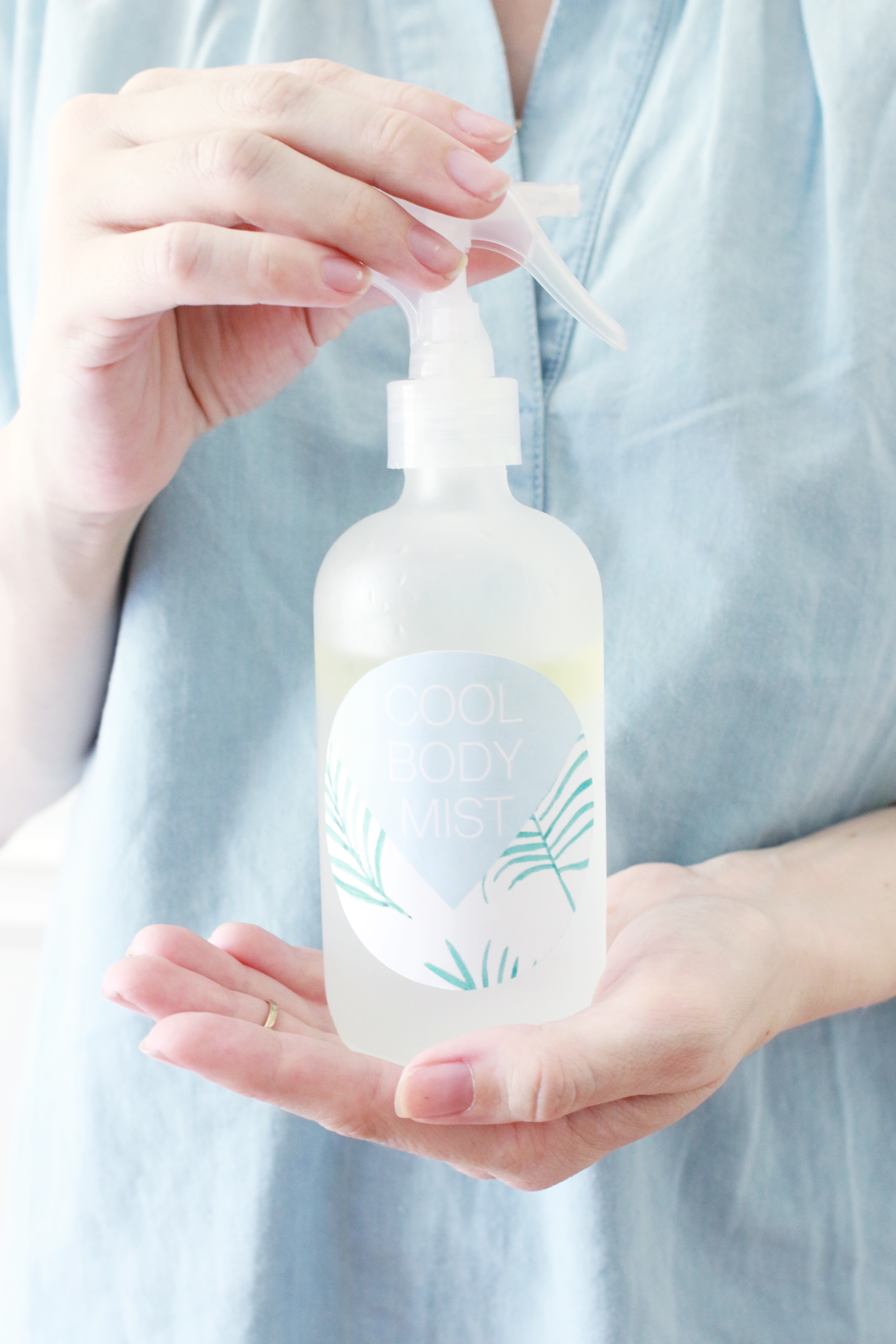 Make Your Own Minty Cooling Body Mist A Beautiful Mess