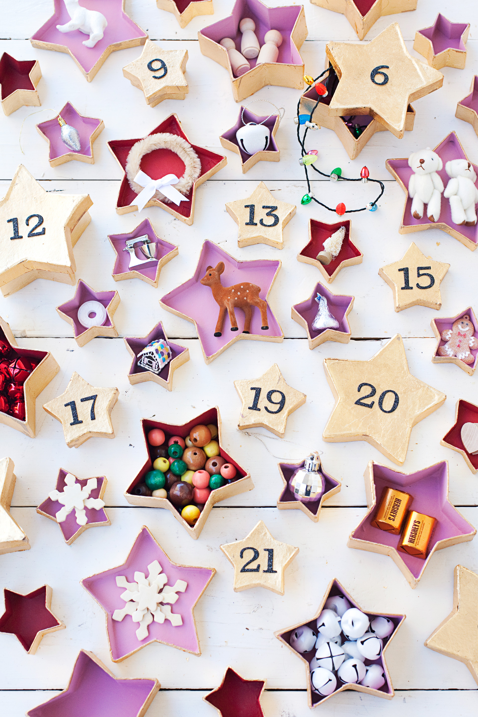 Star Garland Advent Calendar A Beautiful Mess