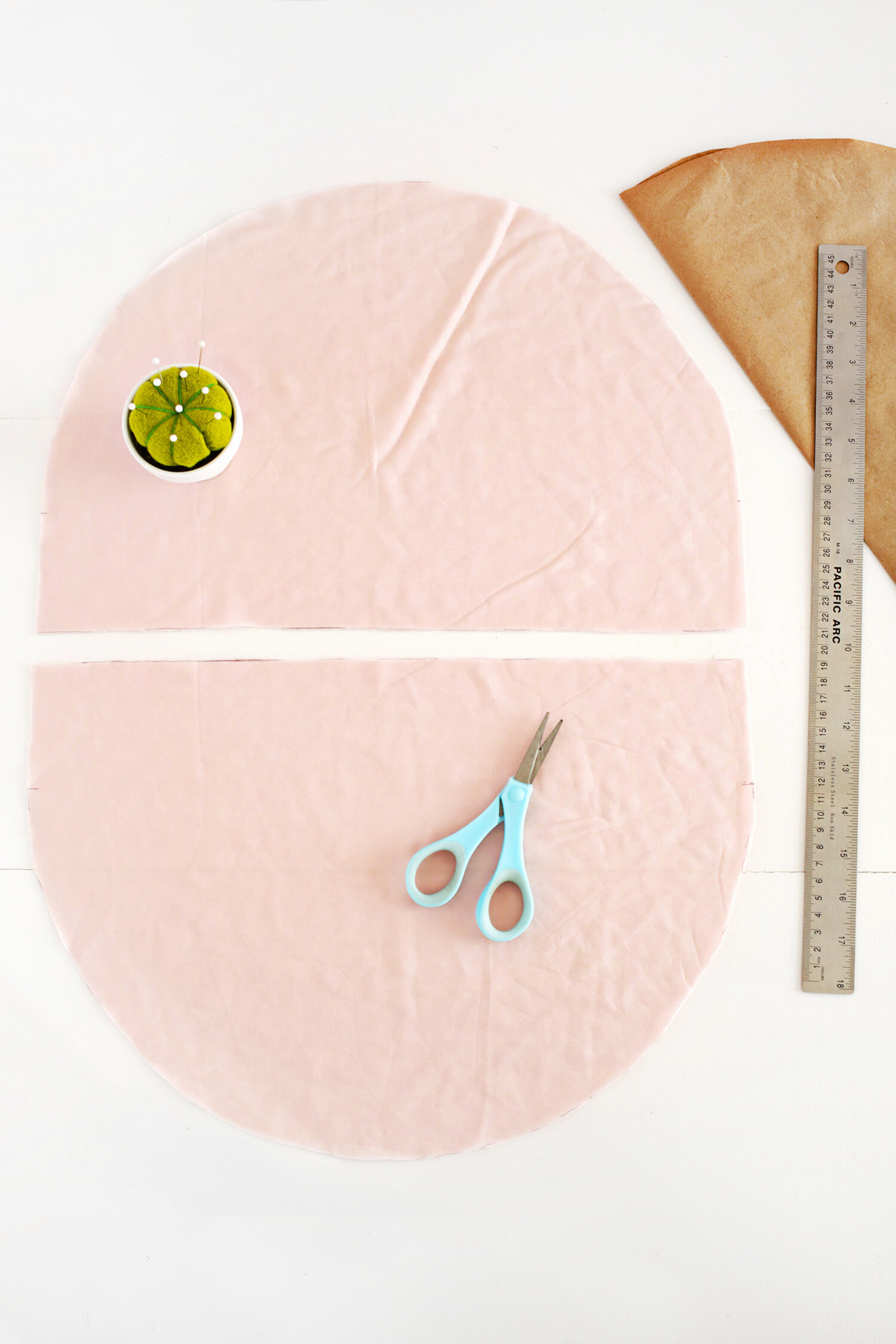 Round Felt Ball Pillow DIY A Beautiful Mess