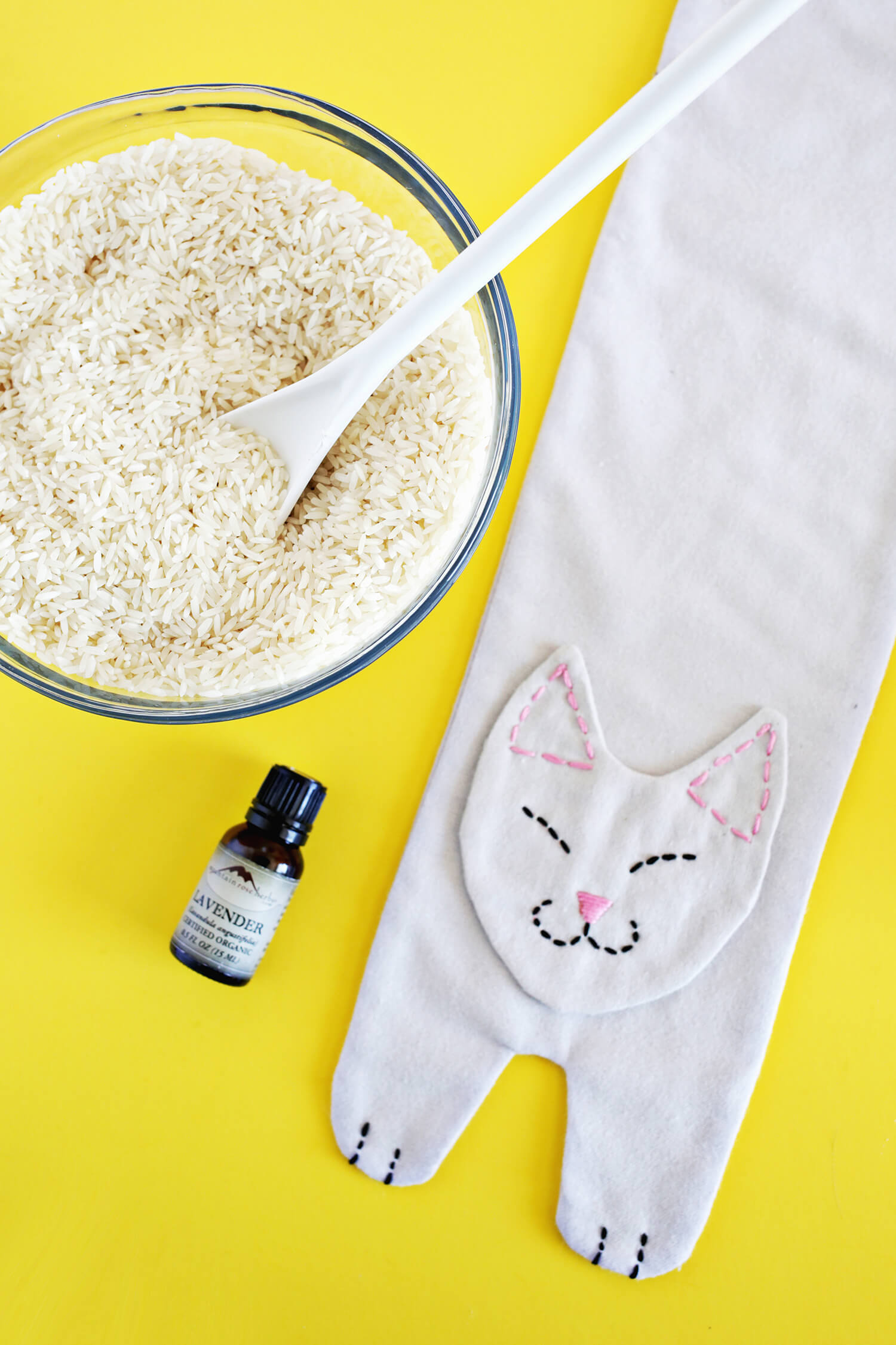 Kitty Rice Heating Pack DIY A Beautiful Mess
