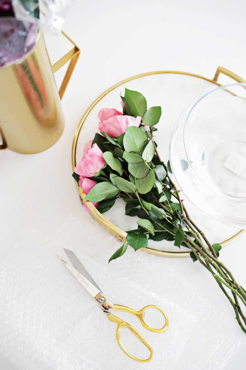 Easy Floating Floral Arrangement DIY A Beautiful Mess