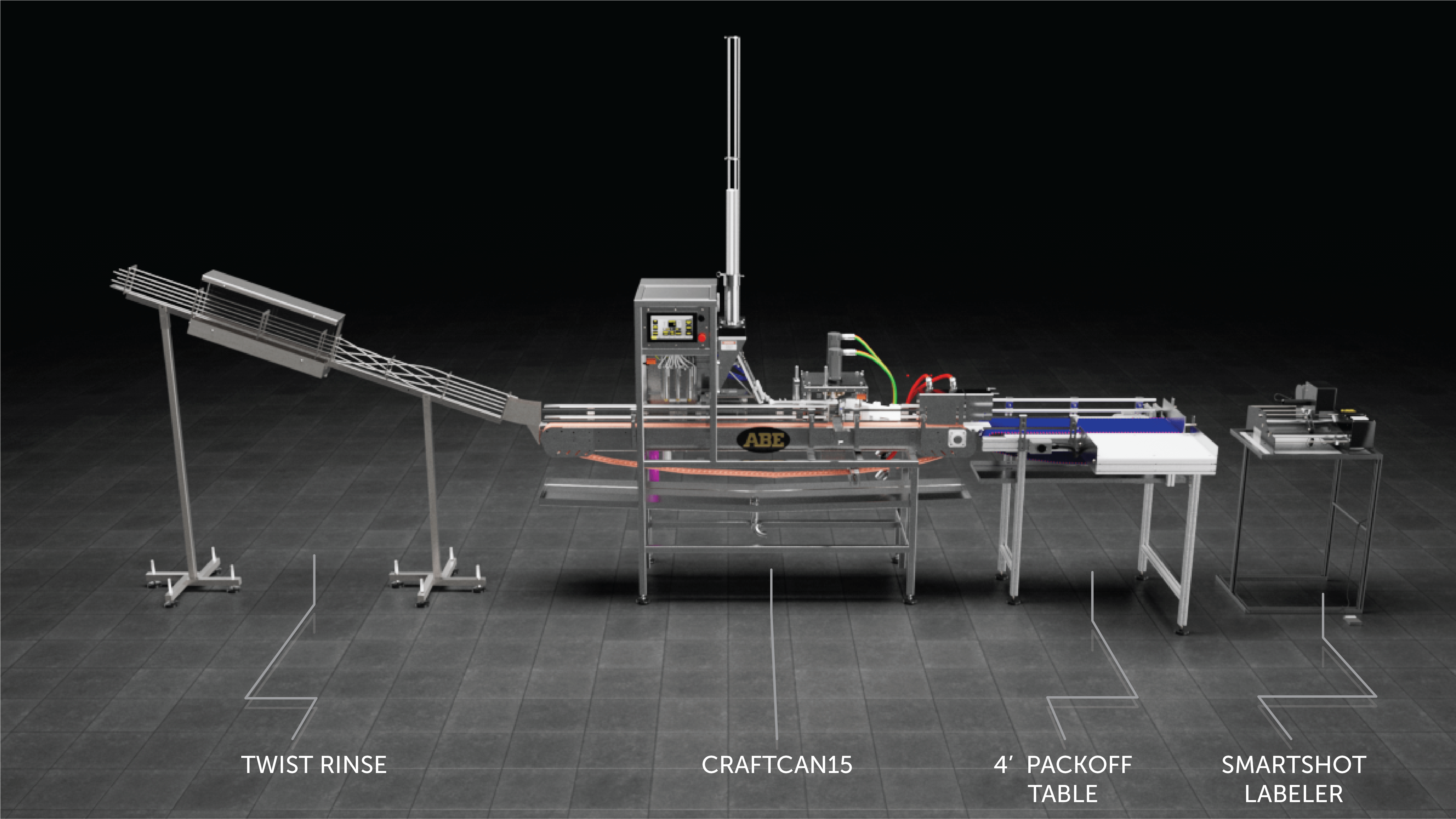 Beverage Canning Equipment CraftCan Series ABE Equipment
