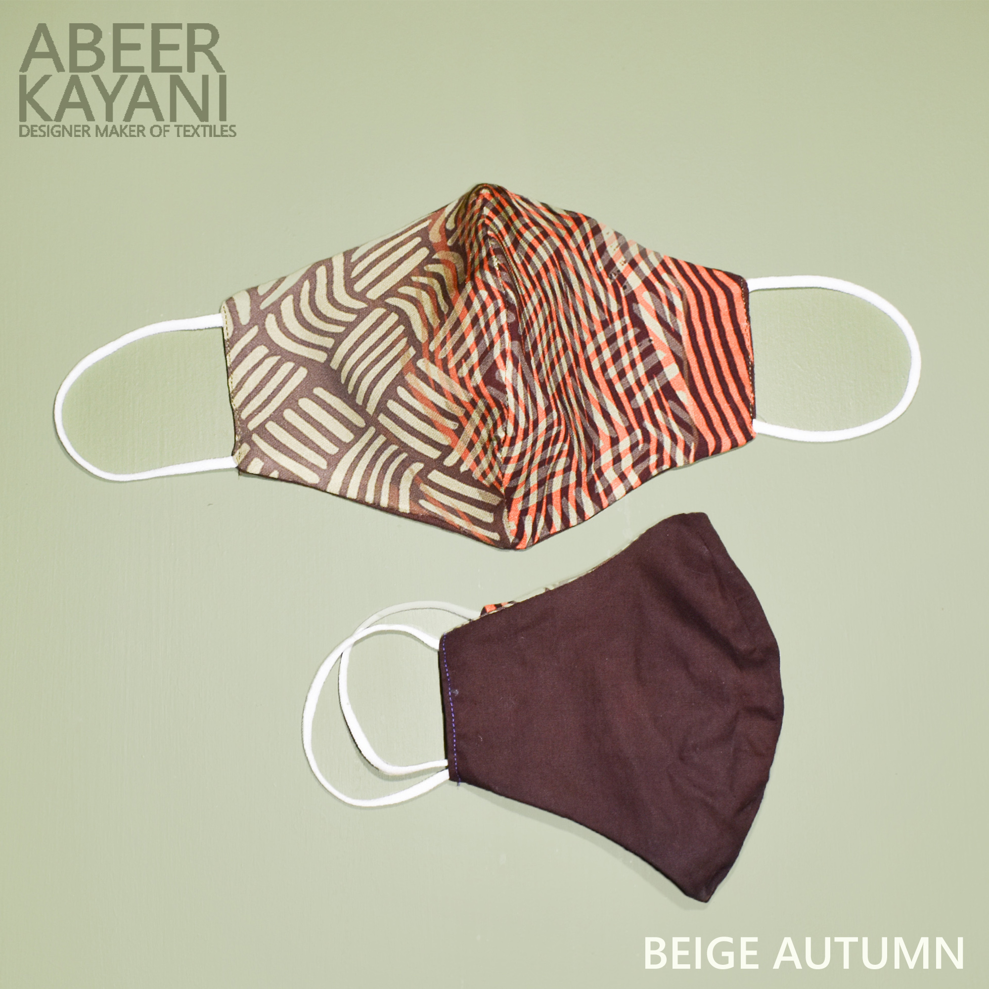 *HANDMADE LUXURY SILK AND COTTON FACE MASK. GENTLE, BREATHABLE AND