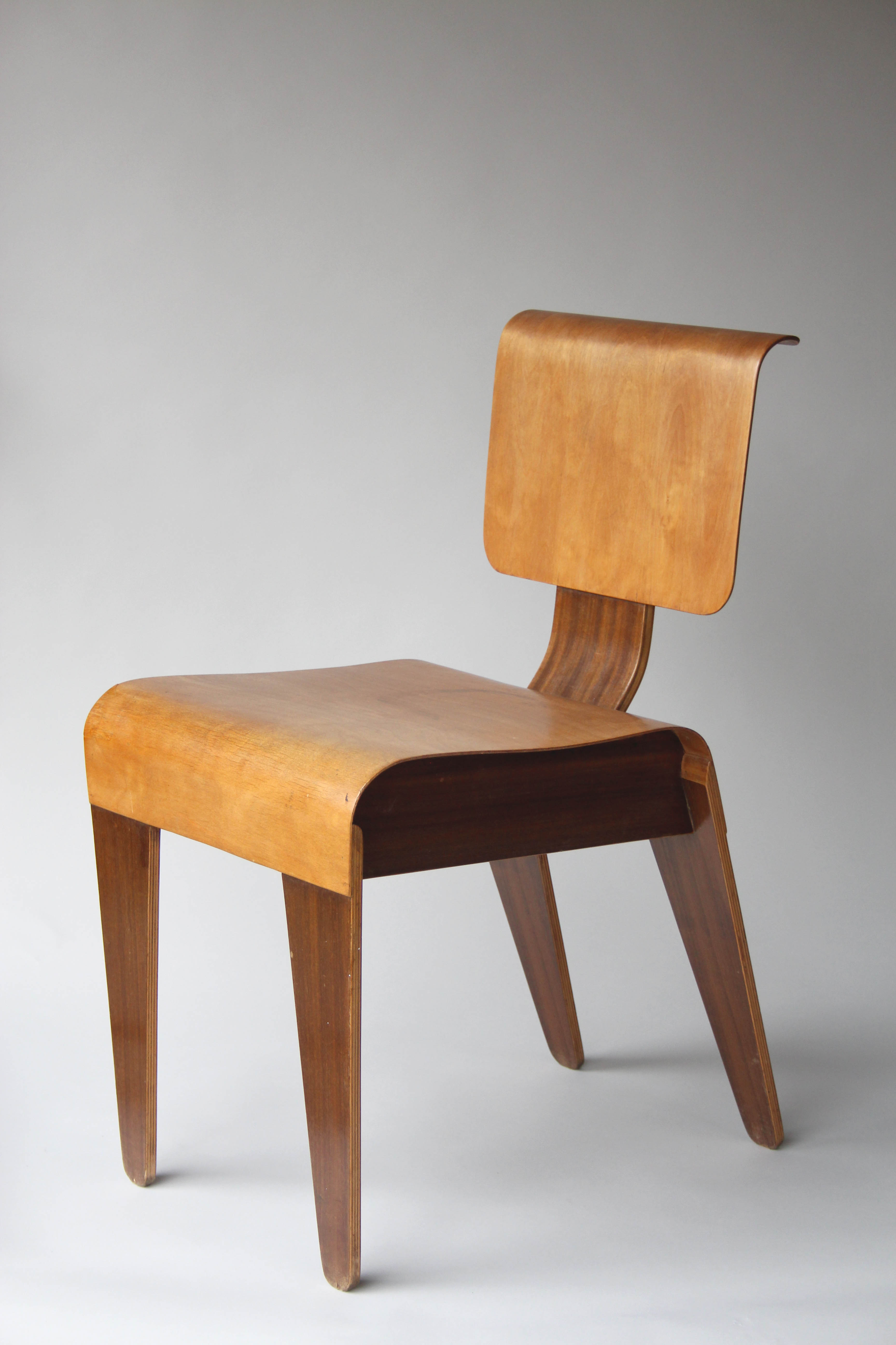 Stacking chair, Marcel Breuer, Isokon Ltd, U.K., 1936 — 1934