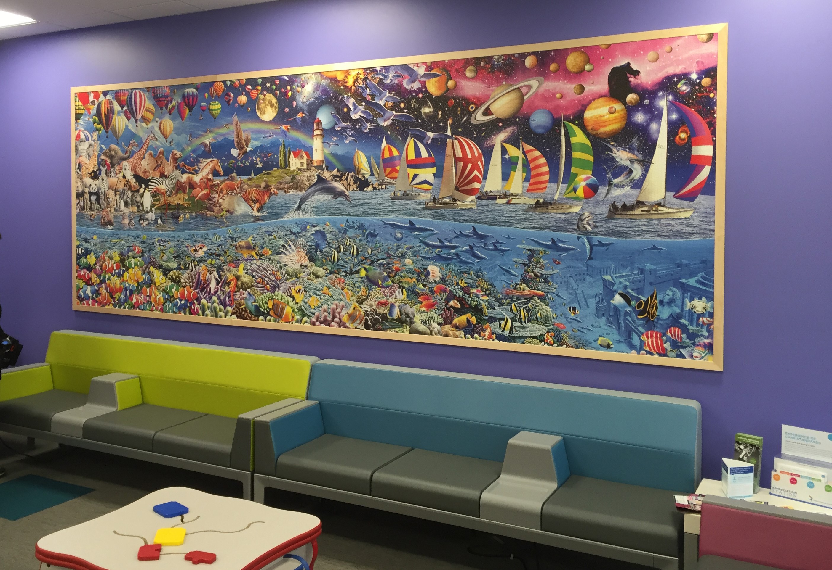 World's Longest Puzzle Frame Abend Framing