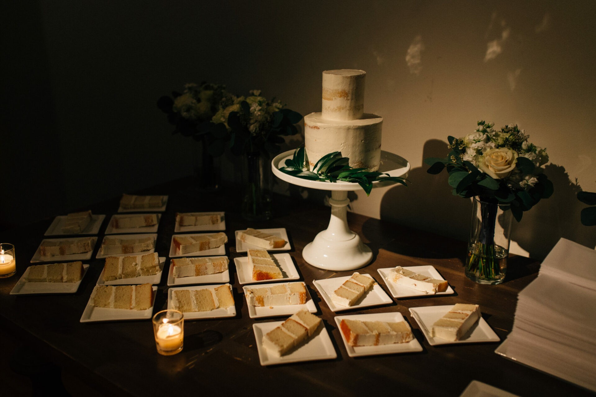 Julie and Chris’ wedding at The Ivy Room Aberdeen’s Wedding Florists