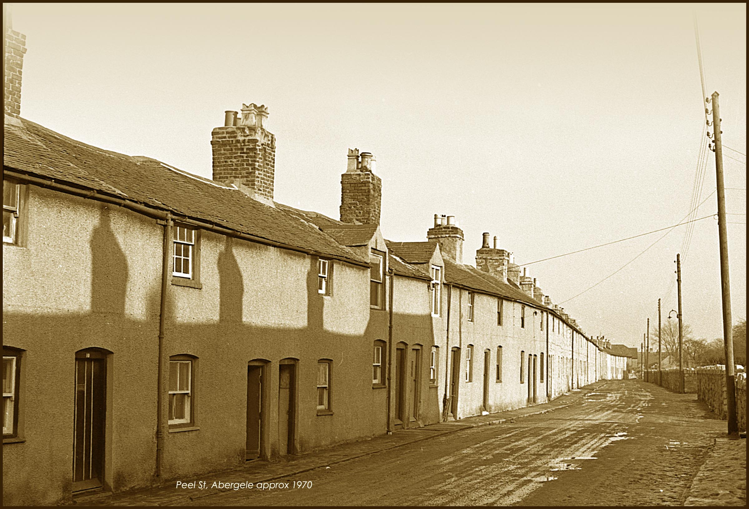 Peel St, Abergele prior to demolition