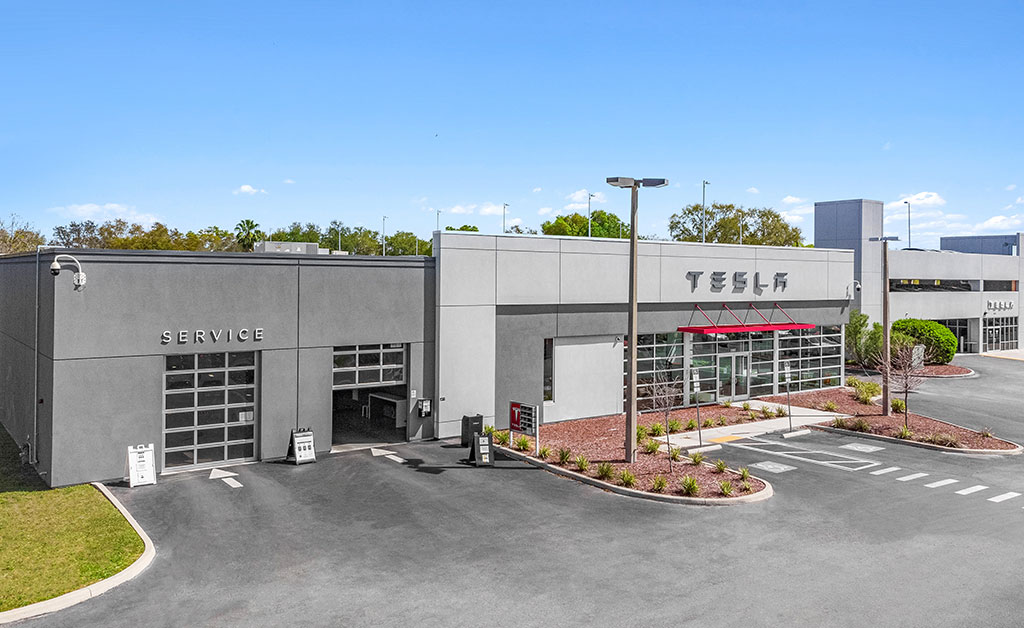 Tampa Tesla Dealership Abernathy Development
