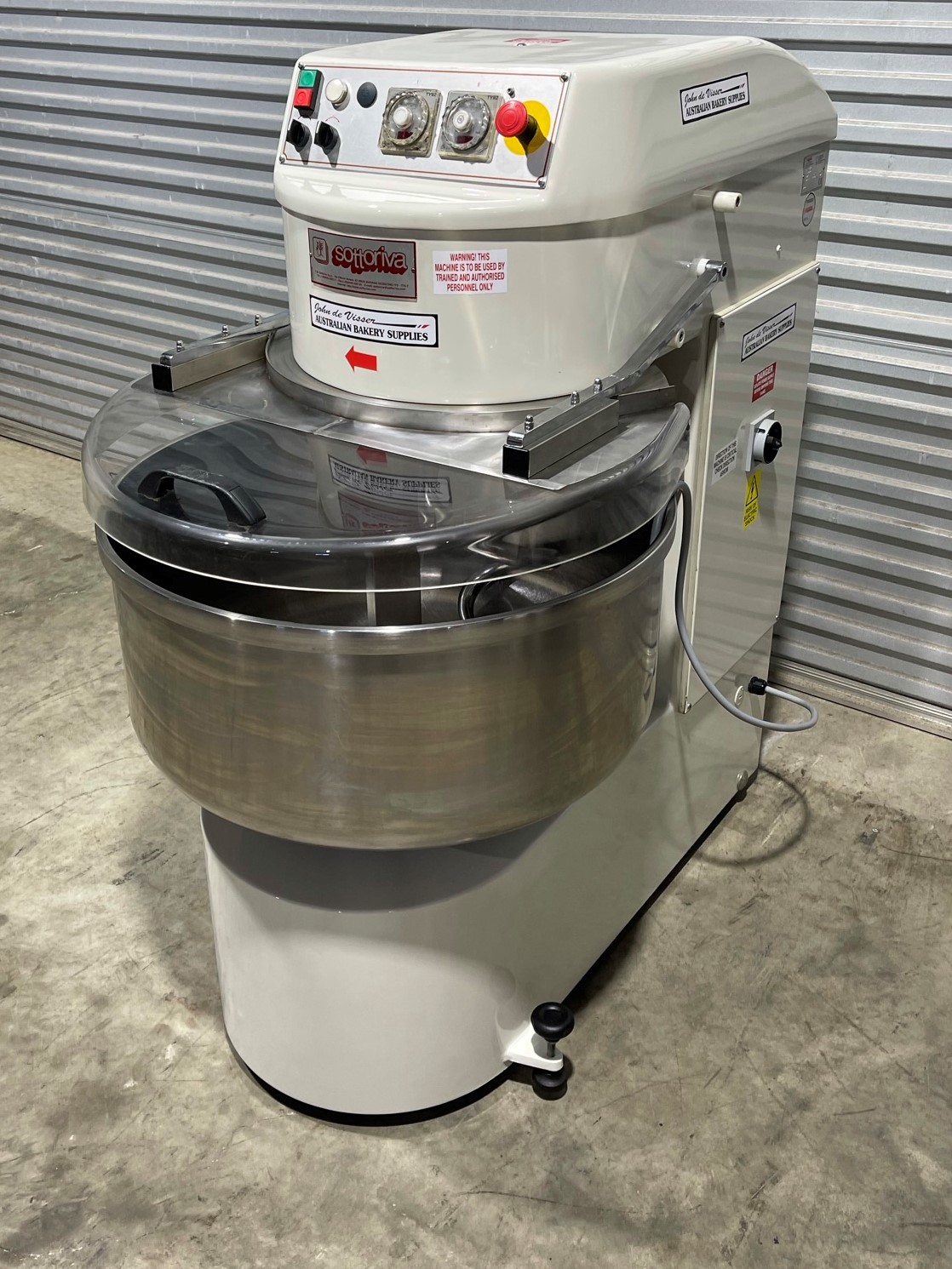 Sottoriva Vela 90 Spiral Mixer 21SP12 » Australian Bakery Equipment
