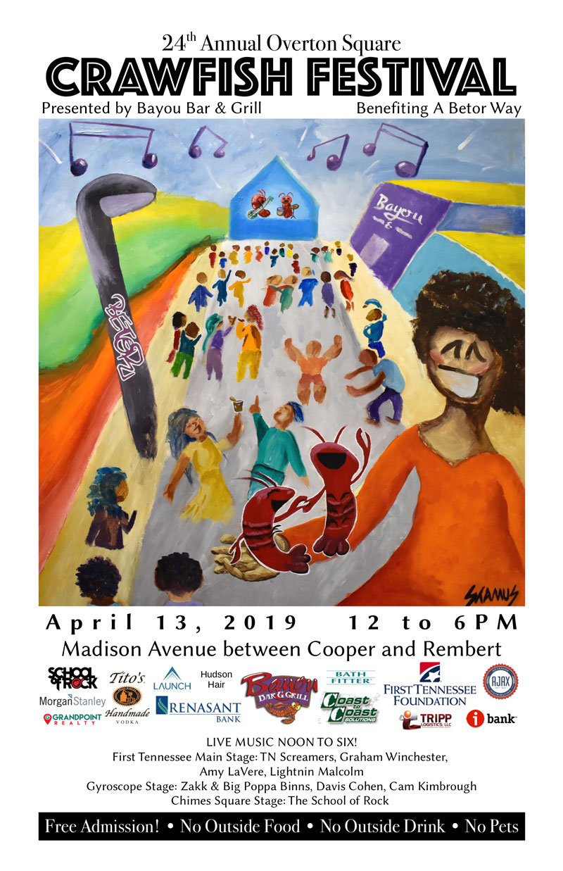 Crawfish Festival Poster Etsy