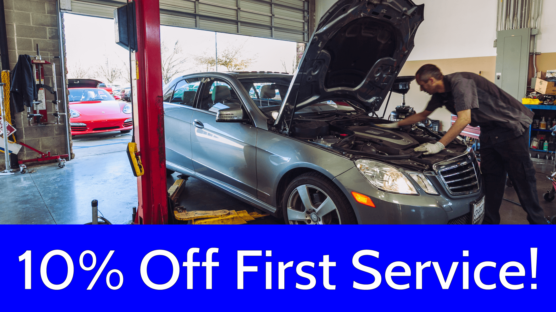 Get 10 Off First Service Mercedes, Porsche, Land Rover in Rocklin