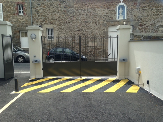 Motorisation D Un Portail Battant Residence Ker Jeanne A Saint