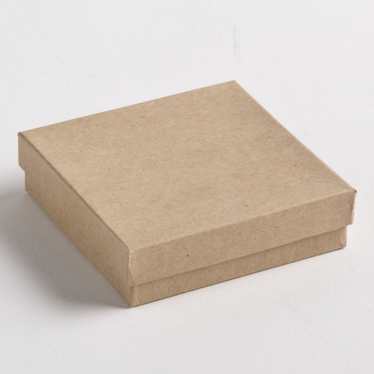 Kraft Square Boxes (100 pcs.) A&B Store Fixtures