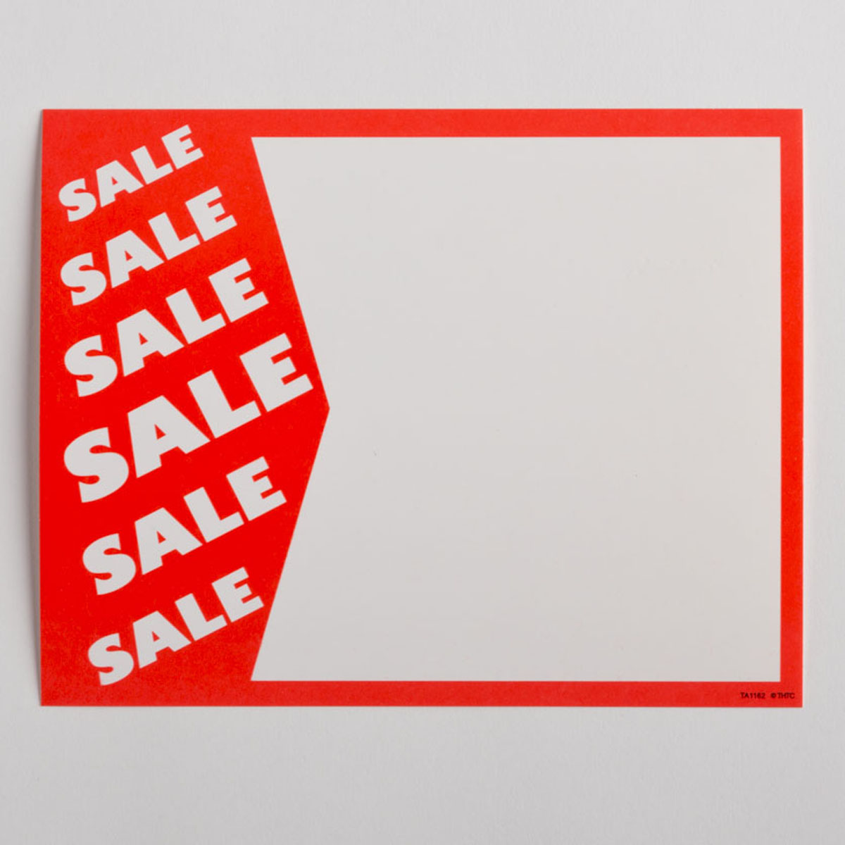 Repeating Sale Paper Price Signs A&B Store Fixtures