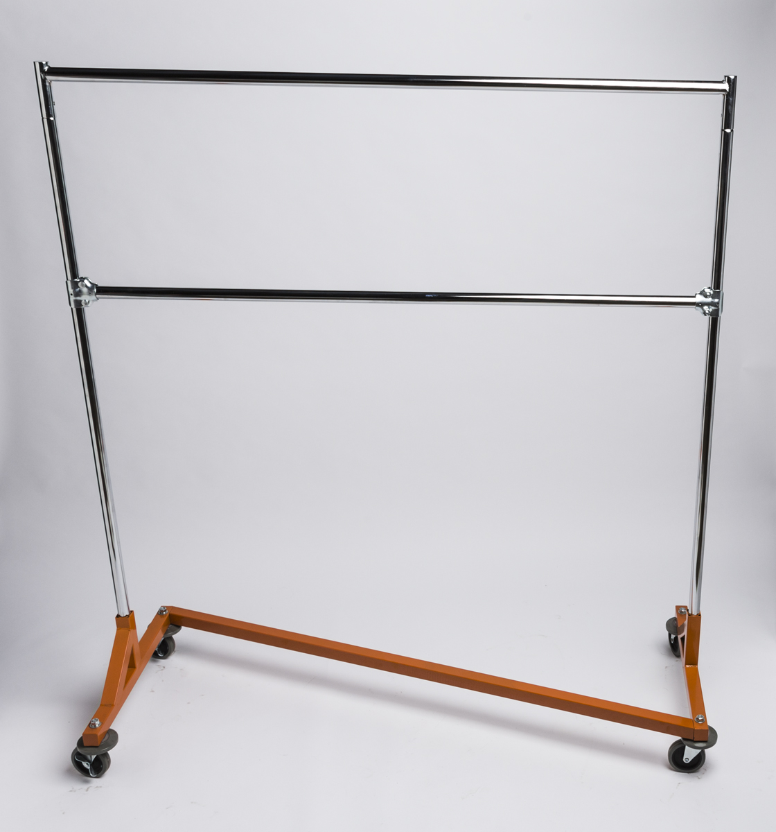 ZRack with a Heavy Duty Orange Base A&B Store Fixtures