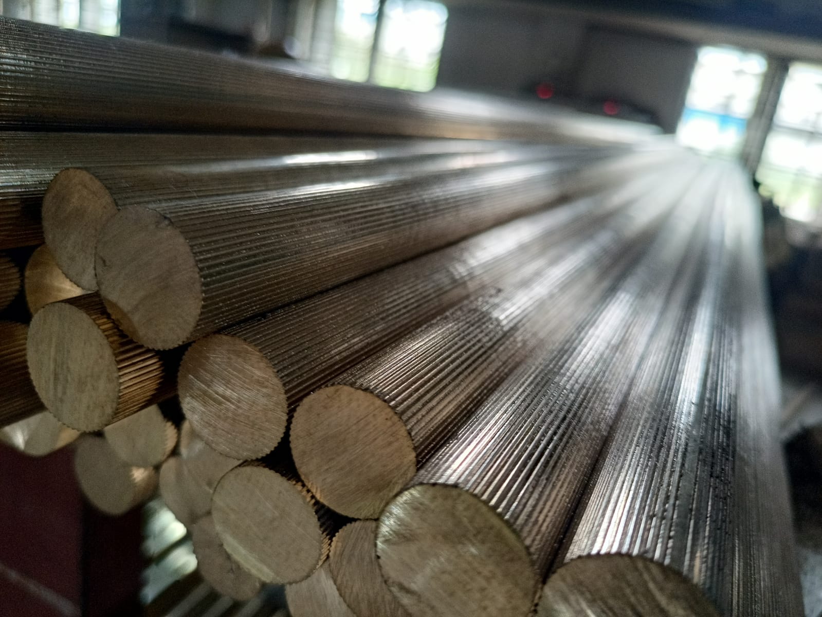 Brass Knurling Rods Abhay Extrusion Brass knurling rods manufacturer