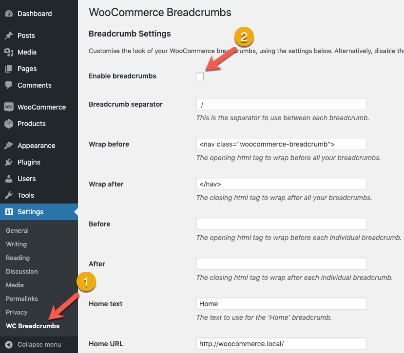 How To Remove Breadcrumbs Without Writing Code