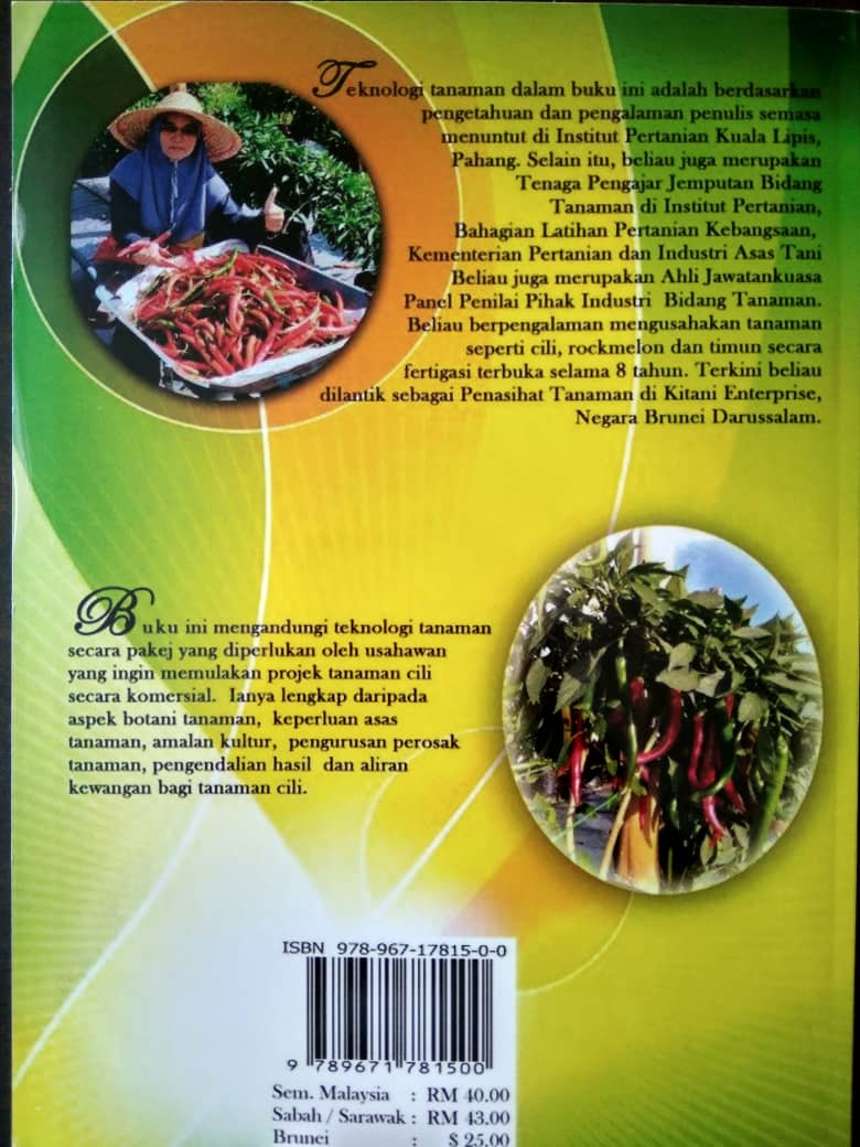 Buku Penanaman Cili Secara Fertigasi Terbuka Abi Agro