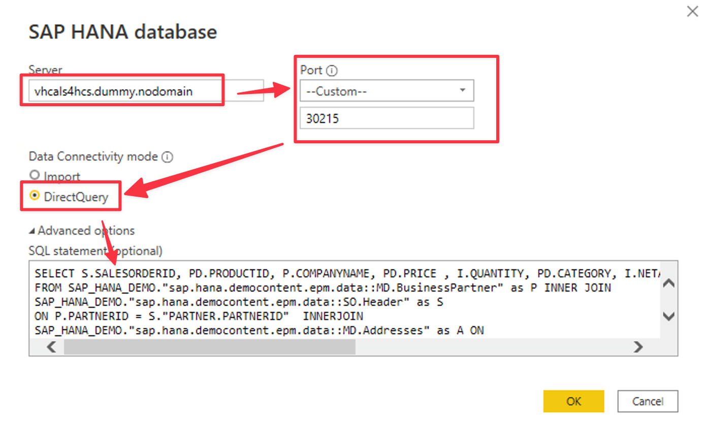 From HANA Custom Query SAP on Microsoft Tutorials