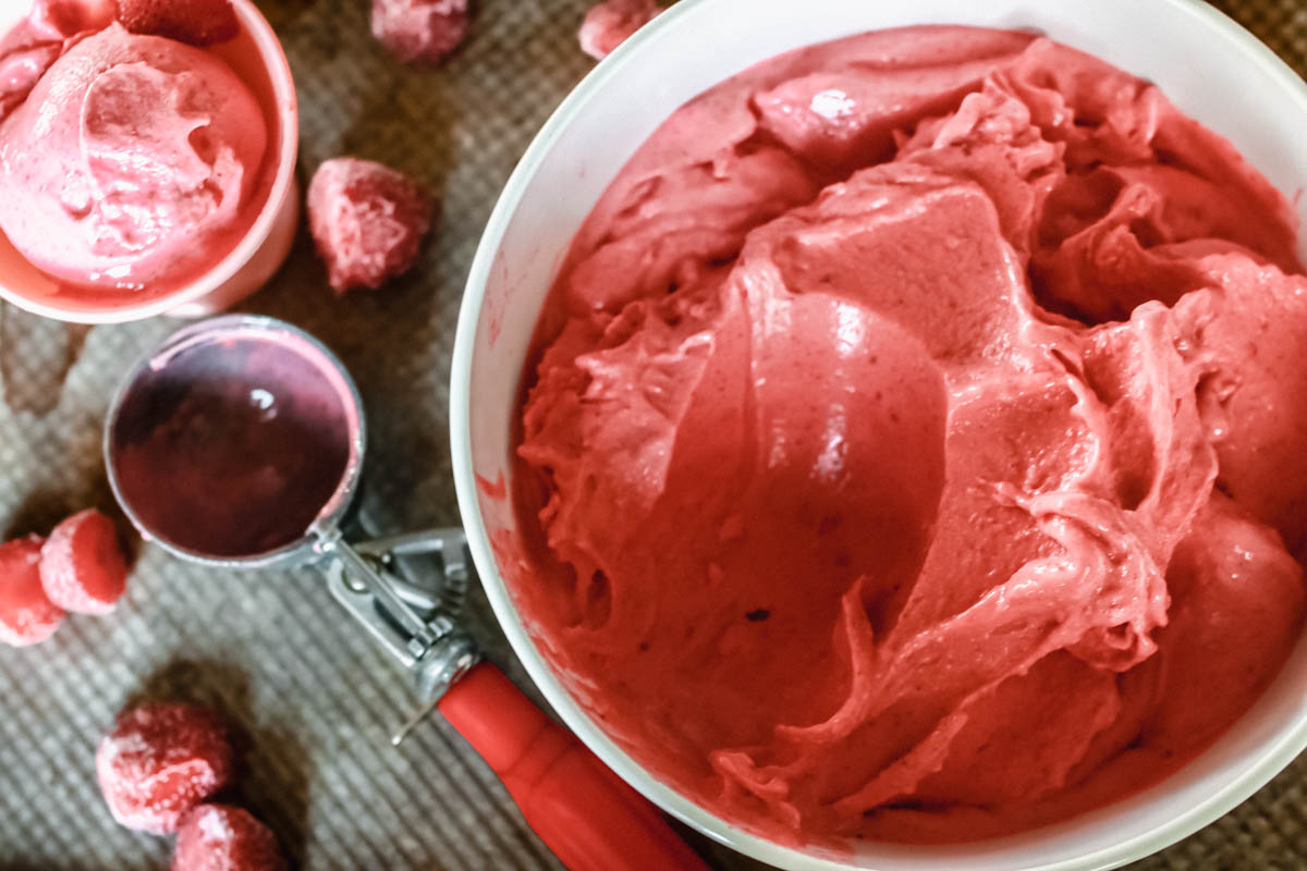 Simple Strawberry Sherbet Recipe Abigail Albers