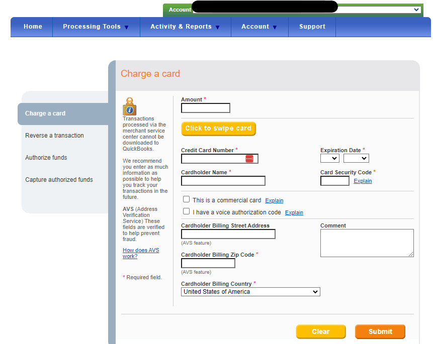 Process payments for QuickBooks Point of Sale Virtually