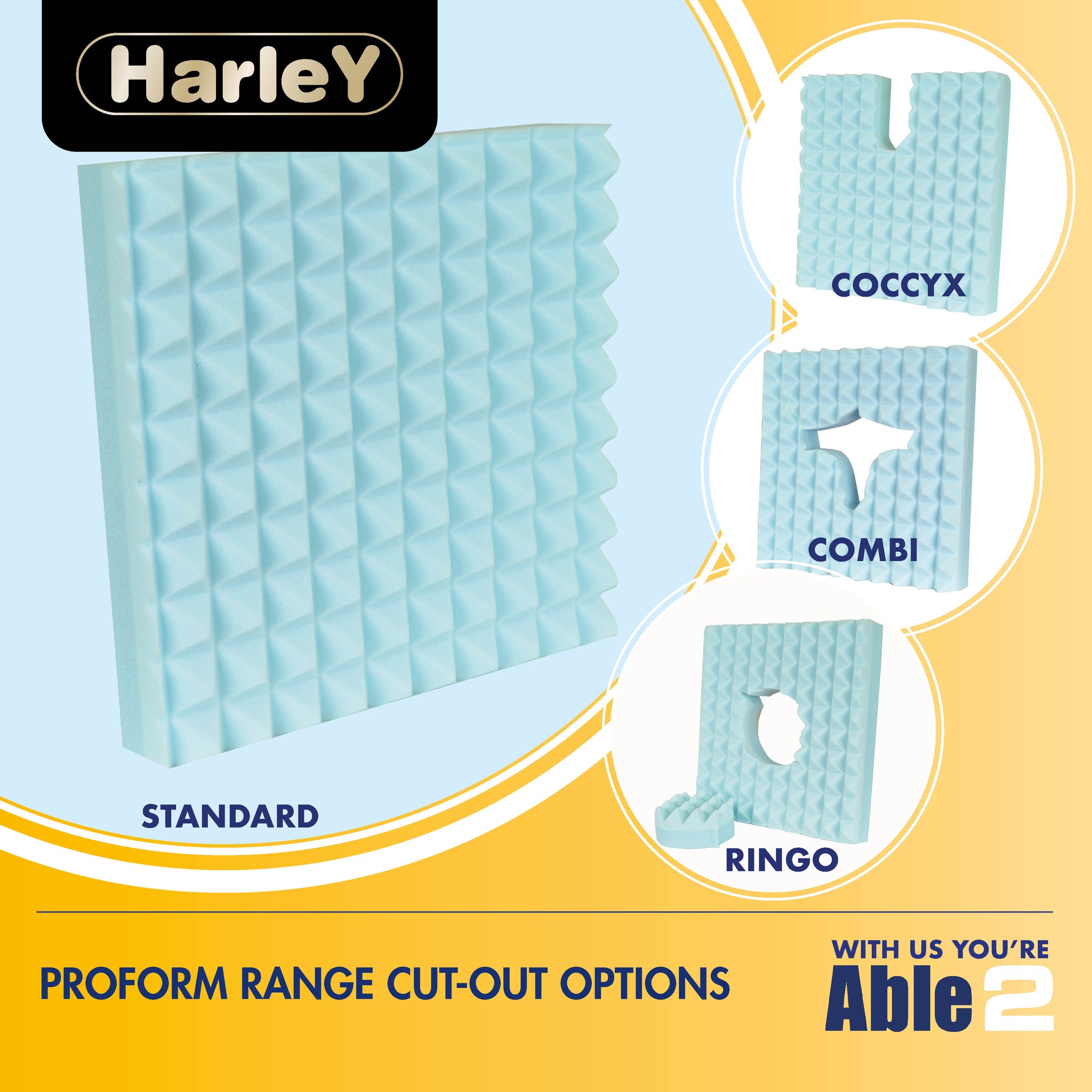 Harley Proform 'Seat Raiser' Cushion Ability Goods