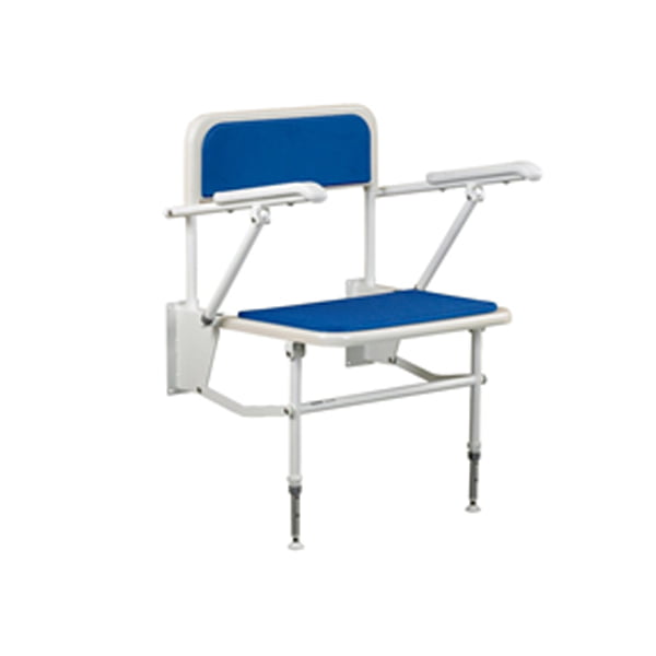 Heavy duty wall mounted shower seat (Extra wide) Ability Store