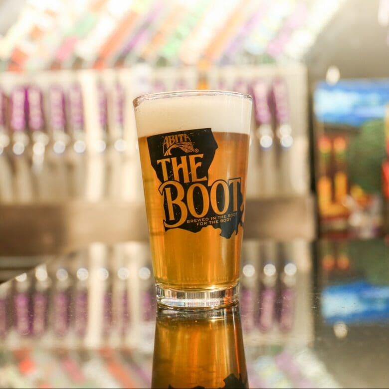 Abita Logo Flight Glass Abita Brewing Company