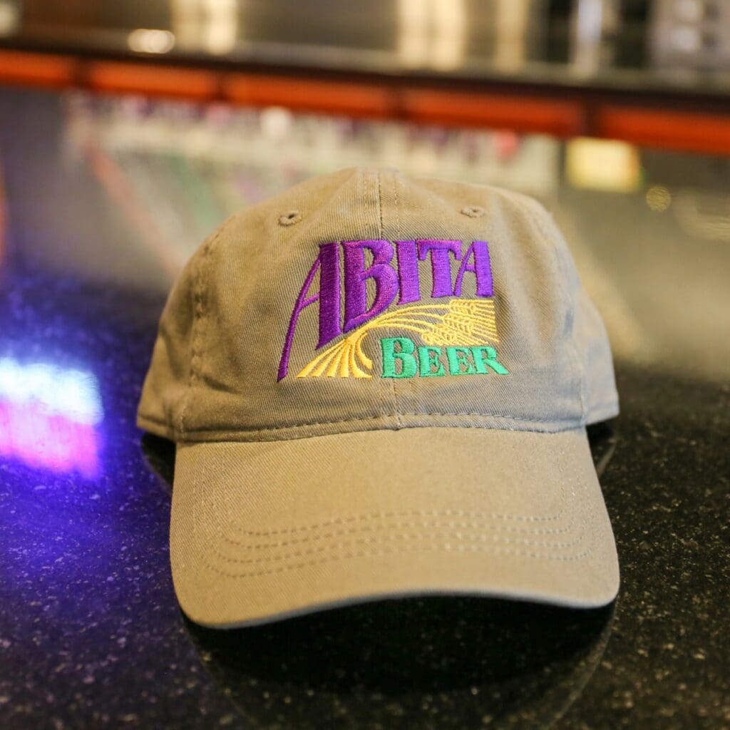 Seersucker Button Down Blouse Abita Brewing Company