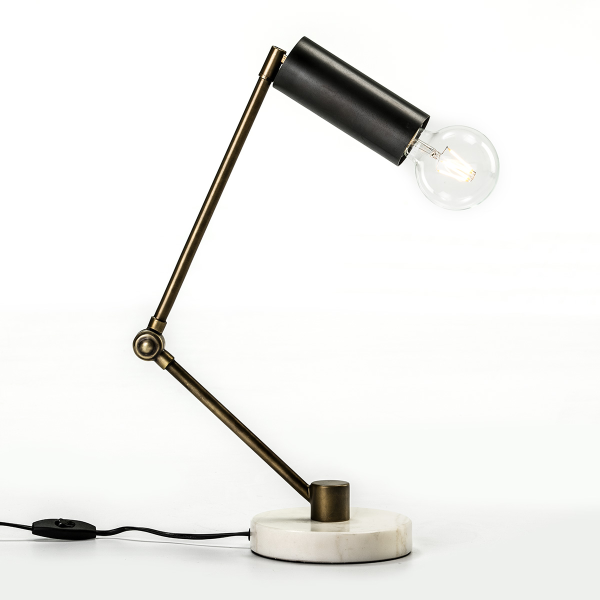 Lampara Mesa Flexo Estilo Industrial Abitare Decoración