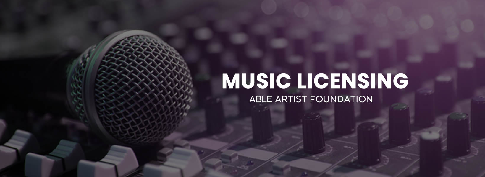 Able Artist Foundation Music Licensing