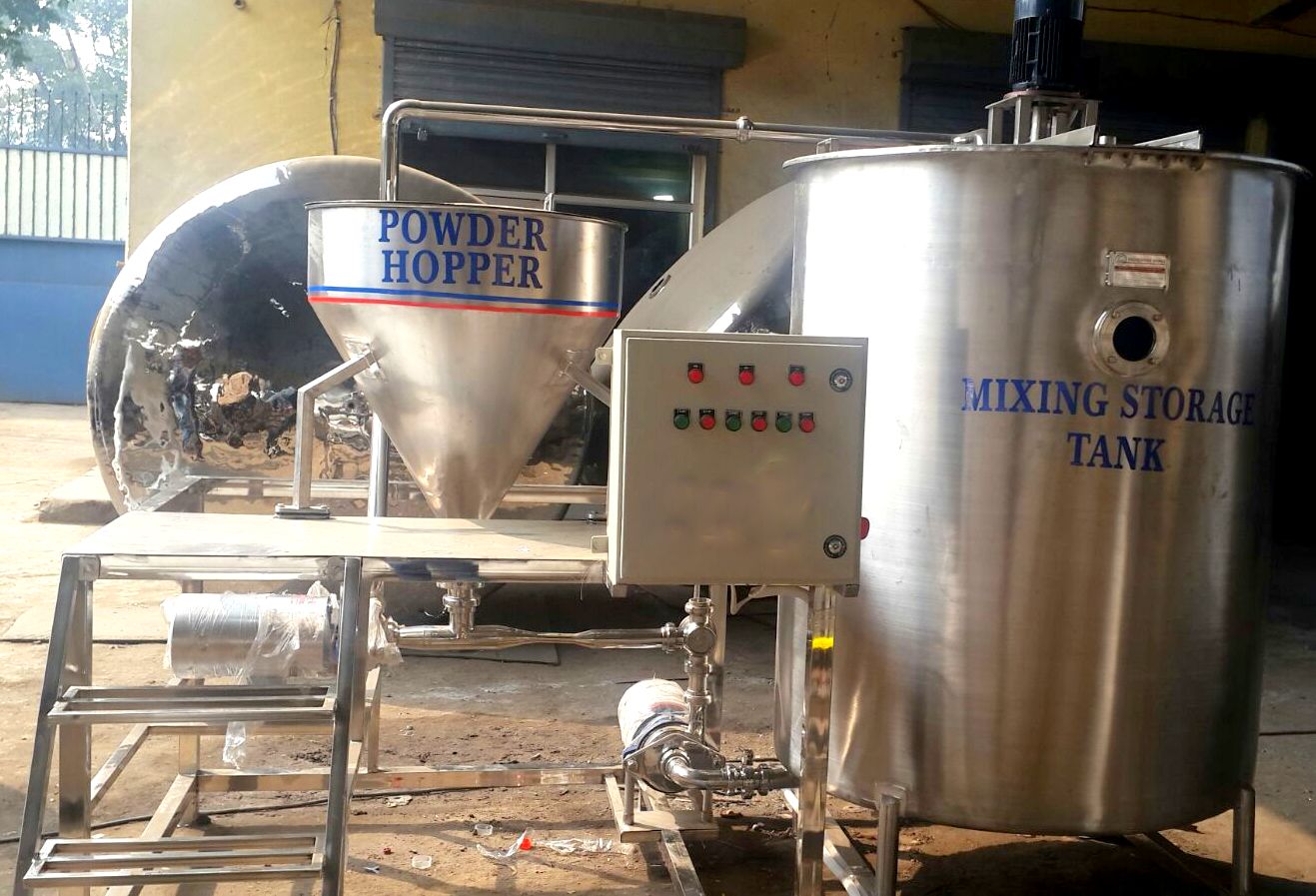 Powder Mixer Venturi (Powder and Liquid Mixer ) Herbal Extraction