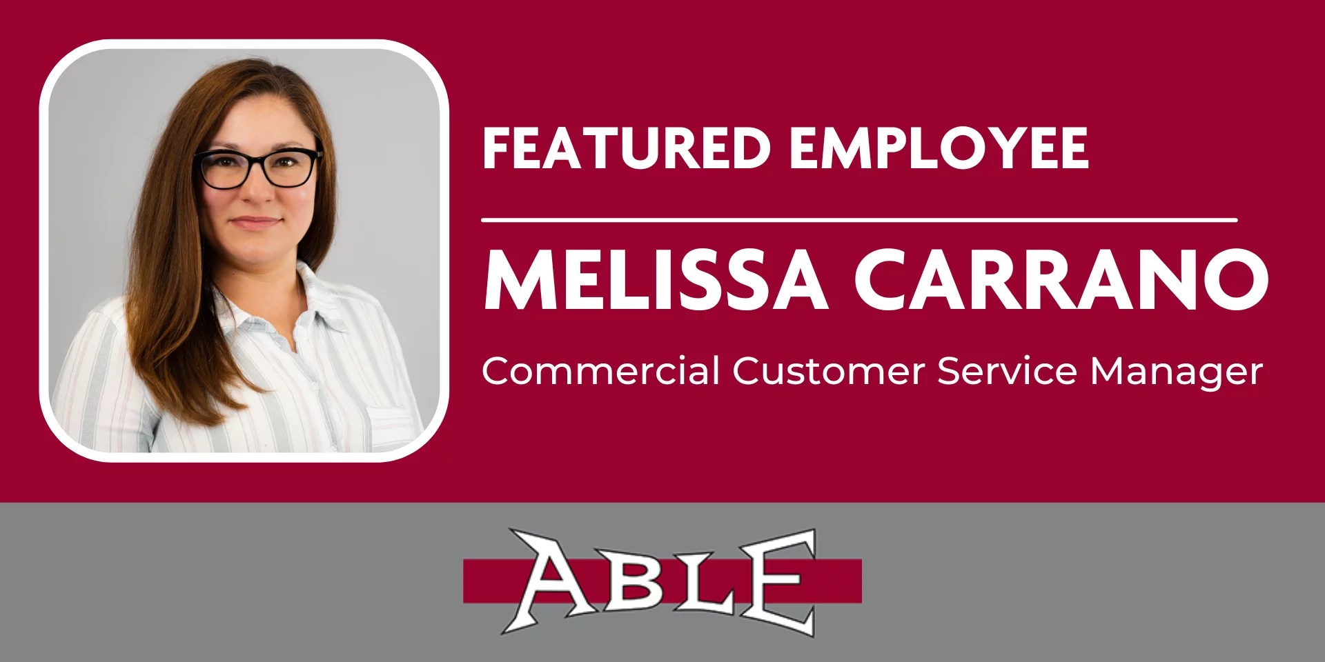 Meet Melissa, Commercial Customer Service Manager