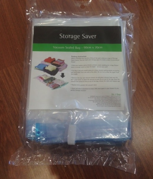 Vacuum Sealed Bag Small 90 x 70 (2 per pack)70 Micron Able