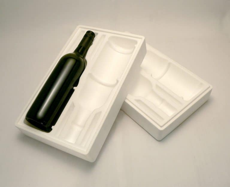 Wine Post Pack 2 Bottle Polystyrene Able Packaging Supplies Adelaide