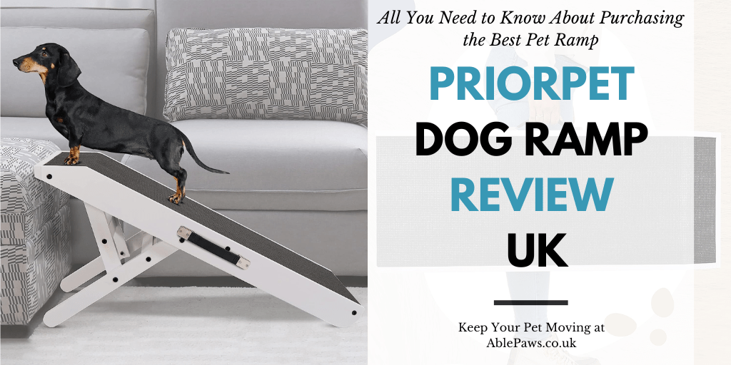 PRIORPET Dog Ramp Review UK AblePaws.co.uk