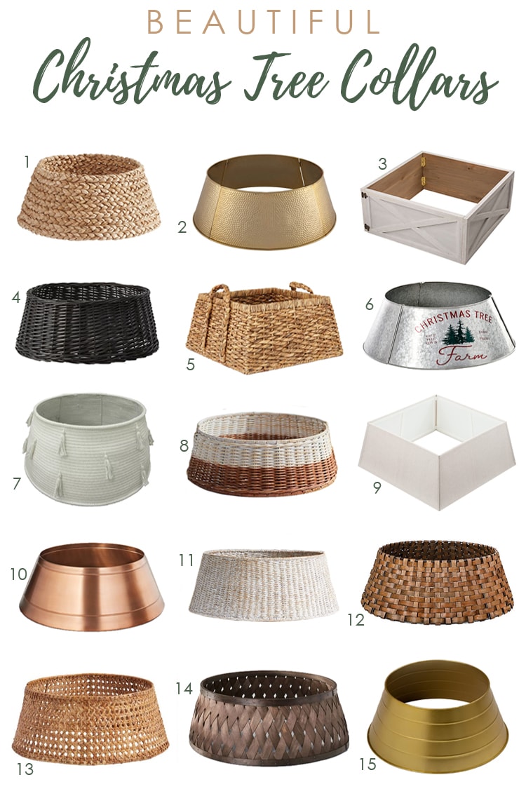 Beautiful Christmas Tree Collars + Where to Buy Them A Blissful Nest