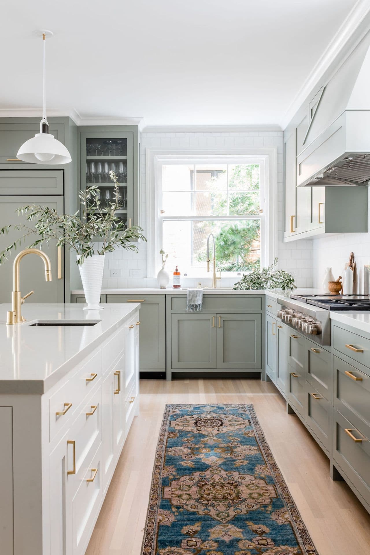 Green Paint Color Kitchen Ideas For Small Kitchens