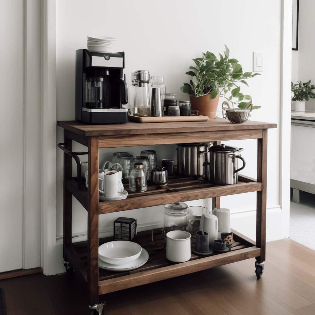Coffee Bar Ideas For Small Spaces A Blissful Nest