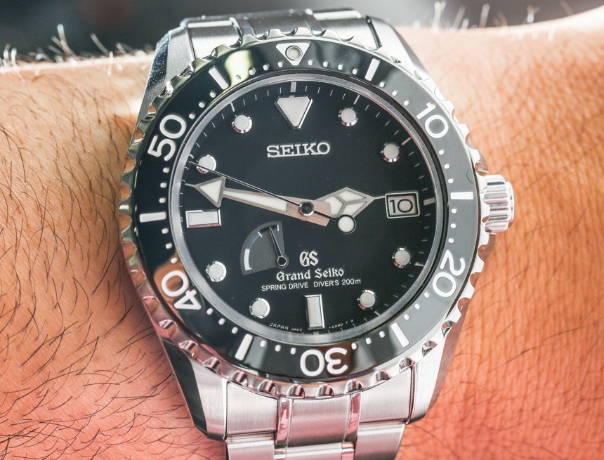 Grand Seiko Spring Drive Diver SBGA029 Watch HandsOn aBlogtoWatch