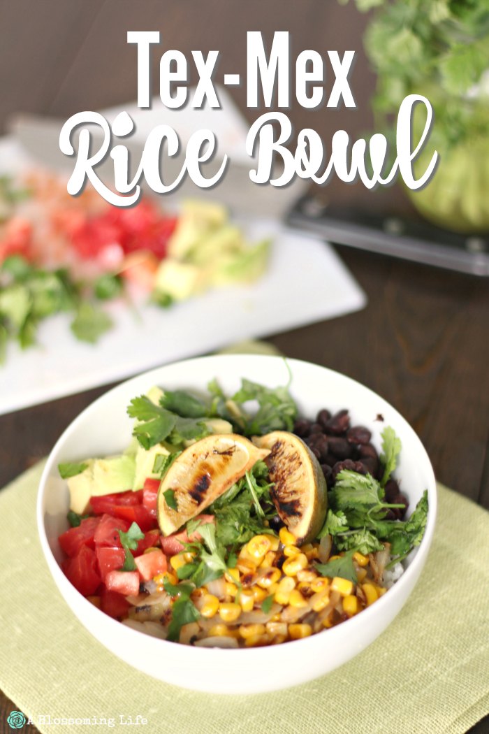 Tex Mex Rice Bowl A Blossoming Life