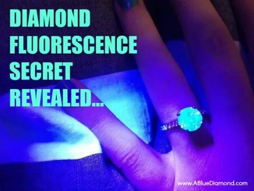 What is Diamond Fluorescence? Why Diamonds Under Black Light Glows Blue