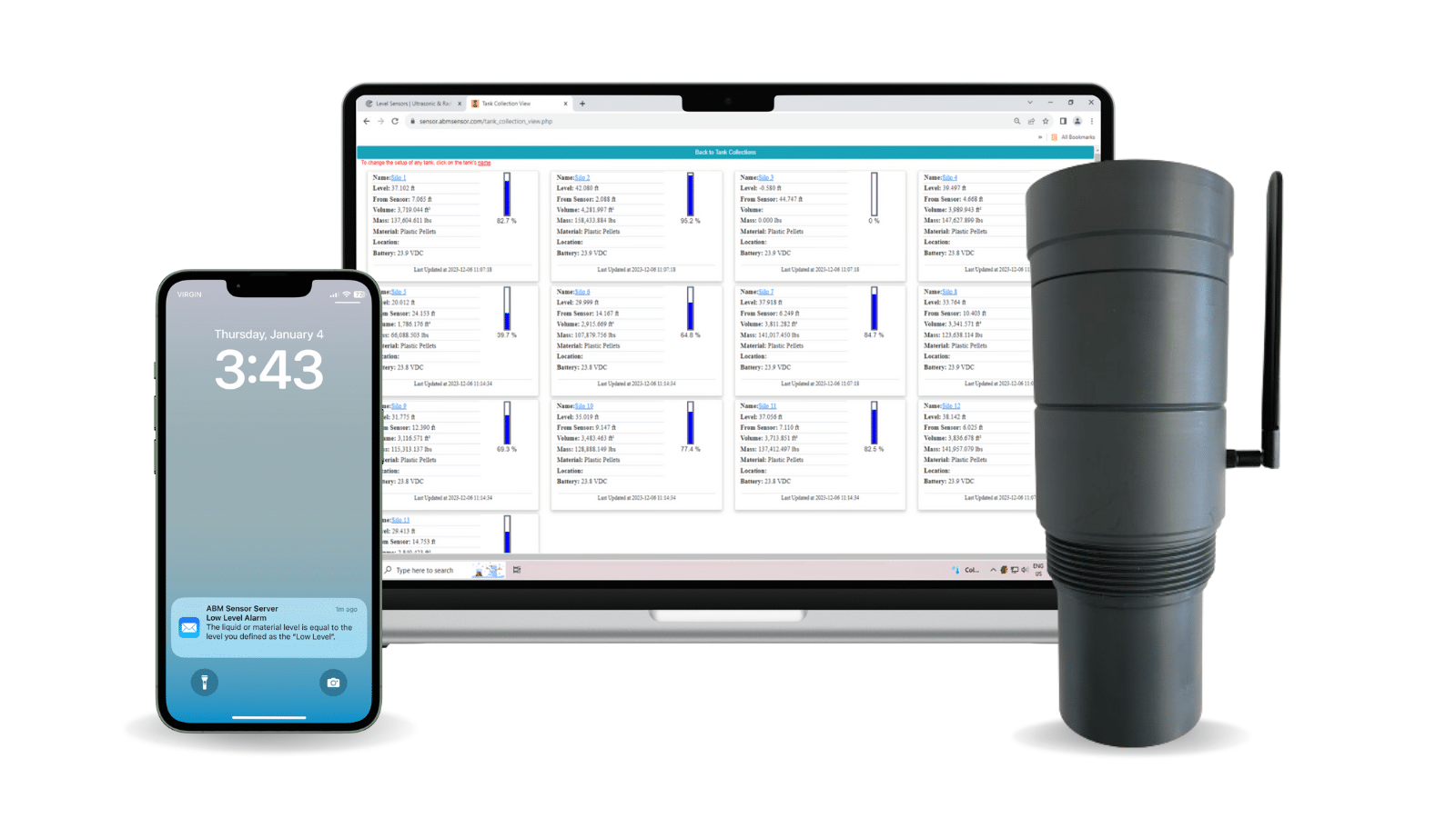 Remote Tank Level Monitoring Solutions ABM Sensor Technology